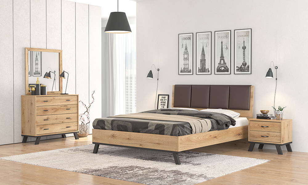 Page22_bed_No69 Ξύλινο κρεβάτι Madina - Image 1