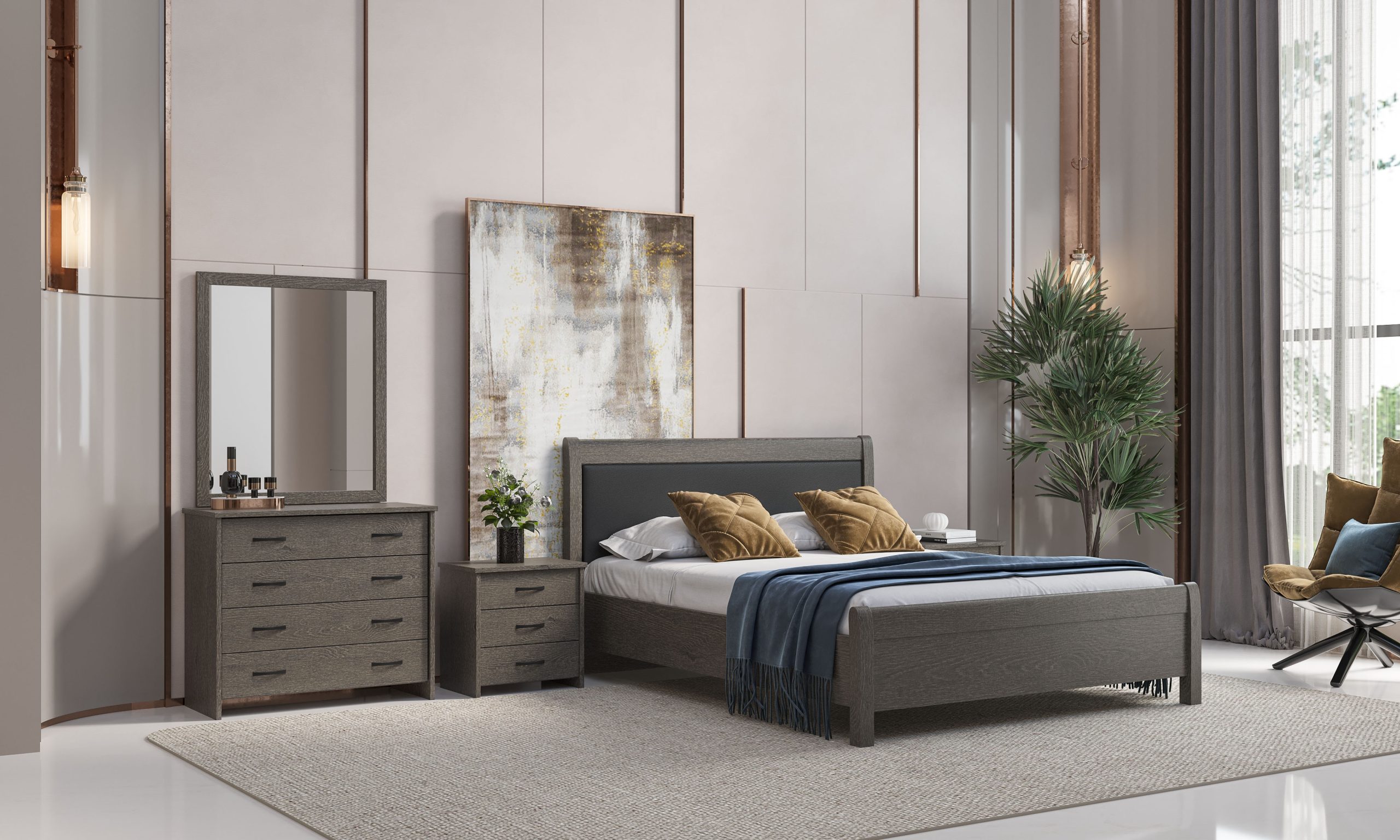 bed_No26A_00000 Ξύλινο κρεβάτι Bell με αποθηκευτικό χώρο - Image 1