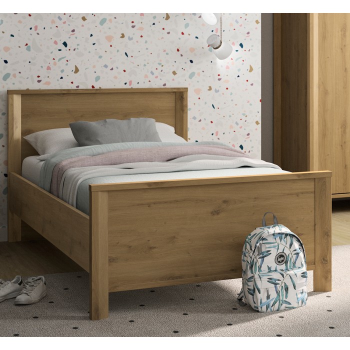 lugano_krevati_artisan_oak_mono2-700x700w Παιδικό - Εφηβικό κρεβάτι Lugano 90x190 και 90x200 - Image 1