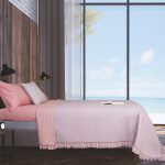 Κουβερλί υπέρδιπλο Frill με περιμετρική φάσα ultrasonic 220x240
