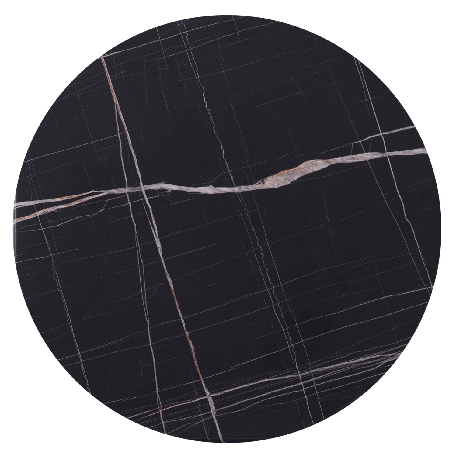 epifaneia-trapezioy-stroggyli-werzalit-m ΕΠΙΦΑΝΕΙΑ ΤΡΑΠΕΖΙΟΥ 741 WERZALIT Φ60Χ2.5εκ. ΜΑΥΡΟ ΜΑΡΜΑΡΟ HM5227.13 - Image 1