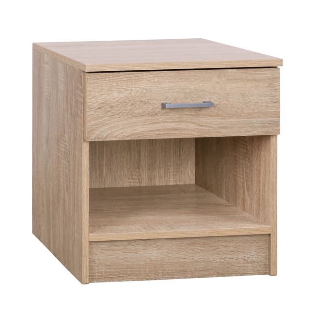komodino-me-1-syrtari-sonama-45x355x47y ΚΟΜΟΔΙΝΟ ΜΕ 1 ΣΥΡΤΑΡΙ LANEY SONAMA 45x35,5x47Υ εκ. HM2345.01 - Image 1