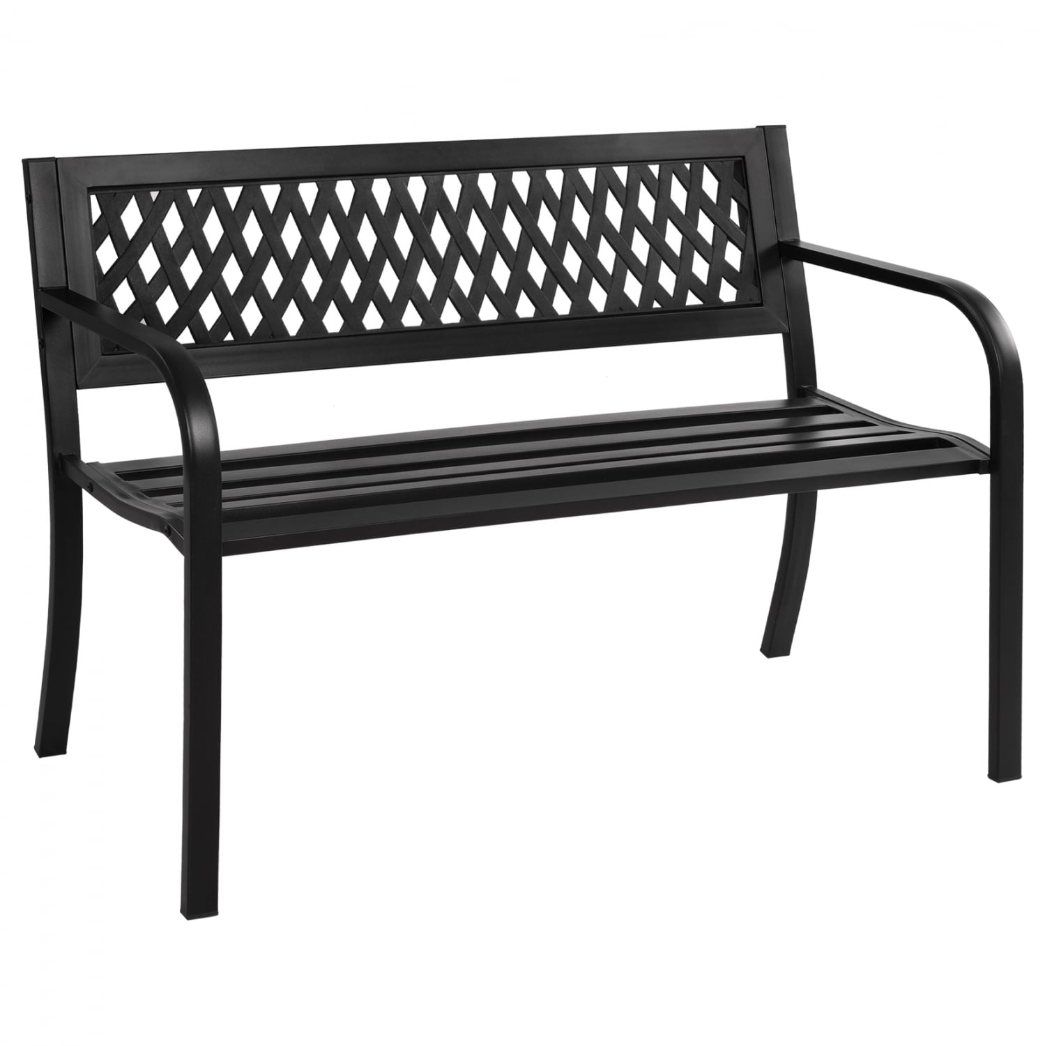 pagkaki-metalliko-fb95531-se-mayro-chrom ΠΑΓΚΑΚΙ OCTAVIO HM5531 ΜΕΤΑΛΛΙΚΟΣ ΣΚΕΛΕΤΟΣ-ΠΛΑΤΗ ΠΟΛΥΠΡΟΠΥΛΕΝΙΟ-ΜΑΥΡΟ 120x50x76Yεκ. - Image 1