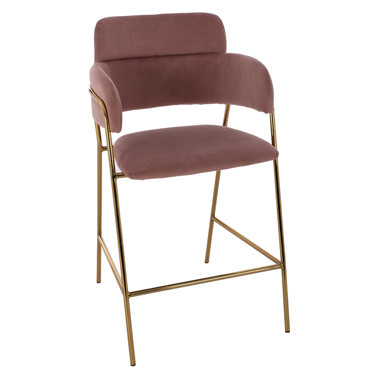 skampo-mesaioy-ypsoys-fb9873502-beloydo ΣΚΑΜΠΟ ΜΕΣΑΙΟΥ ΥΨΟΥΣ KELSO HM8735.02 ΒΕΛΟΥΔΟ ΣΑΠΙΟ ΜΗΛΟ ΕΠΙΧΡΥΣΟ ΣΚΕΛΕΤΟ 54x58x95Υ εκ. - Image 1