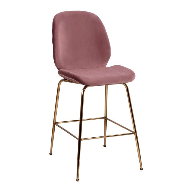 skampo-mesaioy-ypsoys-nora-hm852402-belo ΣΚΑΜΠΟ ΜΕΣΑΙΟΥ ΥΨΟΥΣ NORA HM8524.02 ΒΕΛΟΥΔΟ ΣΑΠΙΟ ΜΗΛΟ & ΧΡΥΣΟ ΜΕΤΑΛΛΙΚΟ ΣΚΕΛΕΤΟ 48x61x103 εκ. - Image 1