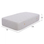 ΣΤΡΩΜΑ BABYCLOUD HM643.01 70X130 ΛΕΥΚΟ - Image 2