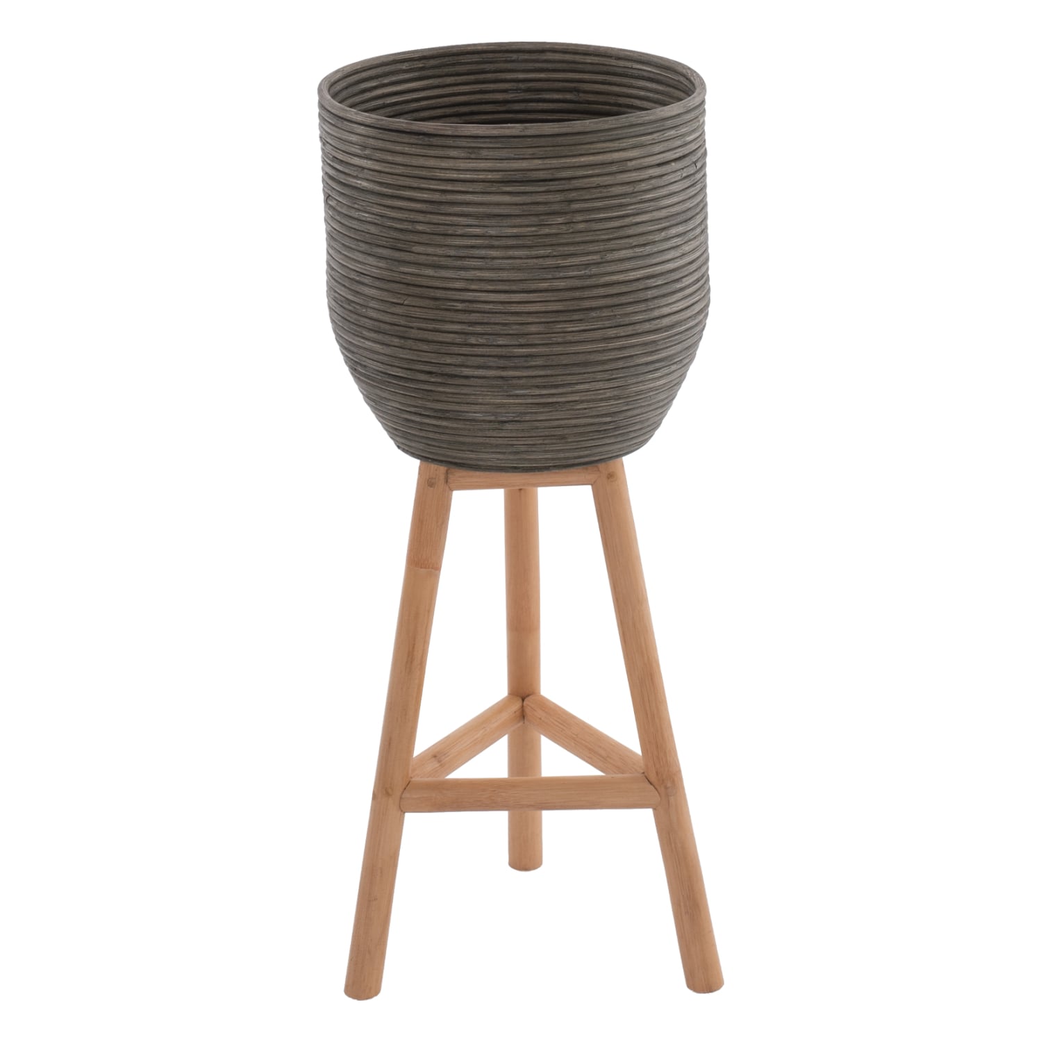 glastra-apo-rattan-kai-bamboo-fb97815-31 ΓΛΑΣΤΡΑ ΑΠΟ RATTAN ΚΑΙ BAMBOO HM7815 31x30x80Yεκ. ΦΥΣΙΚΟ - ΠΡΑΣΙΝΟ - Image 1