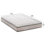 ΣΤΡΩΜΑ DREAMTOPIA ΣΕΙΡΑ ATLAS HM654.150 BONNELL SPRING 150x200x20Y εκ. - Image 3