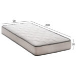 ΣΤΡΩΜΑ DREAMTOPIA ΣΕΙΡΑ ATLAS HM654.90-200 BONNELL SPRING 90x200x20Y εκ. - Image 3