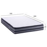 ΣΤΡΩΜΑ DREAMTOPIA σειρά CELESTIAL HM663.160 MINI BONNELL SPRING & ΑΝΩΣΤΡΩΜΑ 160x200x29Yεκ. - Image 3