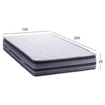 ΣΤΡΩΜΑ DREAMTOPIA σειρά CELESTIAL HM663.150 MINI BONNELL SPRING & ΑΝΩΣΤΡΩΜΑ 150x200x29Yεκ. - Image 3