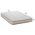 ΣΤΡΩΜΑ DREAMTOPIA ΣΕΙΡΑ RELIEF HM653.140-200 BONNELL SPRING 140x200x20Y εκ. - Image 3