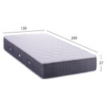 ΣΤΡΩΜΑ DREAMTOPIA CLOUD9 HM656.120 BONNELL SPRING 120x200x27Y εκ. - Image 3