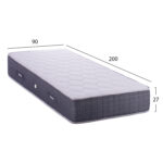 ΣΤΡΩΜΑ DREAMTOPIA CLOUD9 HM656.90-200 BONNELL SPRING 90x200x27Υ εκ. - Image 3