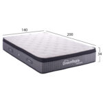 ΣΤΡΩΜΑ DREAMTOPIA, σειρά ULTIMATE HM661.140 POCKET SPRING ΜΕ ΑΝΩΣΤΡΩΜΑ 140X200x34Yεκ. - Image 3
