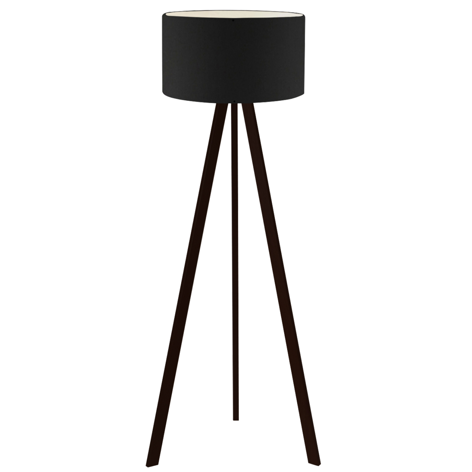 fotistiko-dapedoy-fb9757805-f38x140-ek ΦΩΤΙΣΤΙΚΟ ΔΑΠΕΔΟΥ ΞΥΛΙΝΟ CRUZ ΜΑΥΡΟ HM7578.05 Φ38x140 εκ. - Image 1