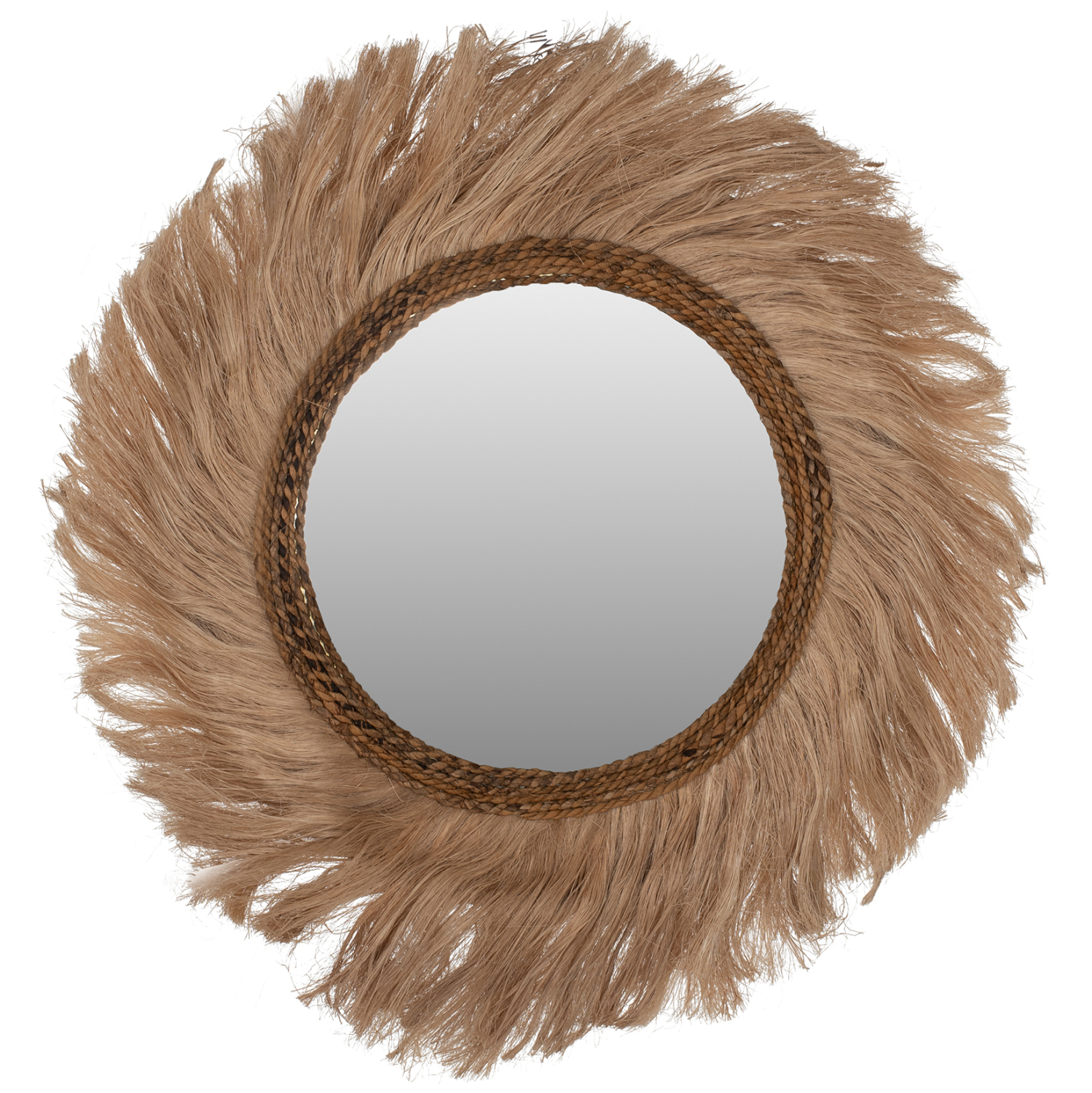 kathreptis-stroggylos-me-plaisio-ines-am ΚΑΘΡΕΠΤΗΣ ΣΤΡΟΓΓΥΛΟΣ ΜΕ ΠΛΑΙΣΙΟ ΙΝΕΣ ΑΜΠΑΚΑ ΣΕ ΧΡΩΜΑ ΦΥΣΙΚΟ 90x4x90Υεκ.HM7729 - Image 1