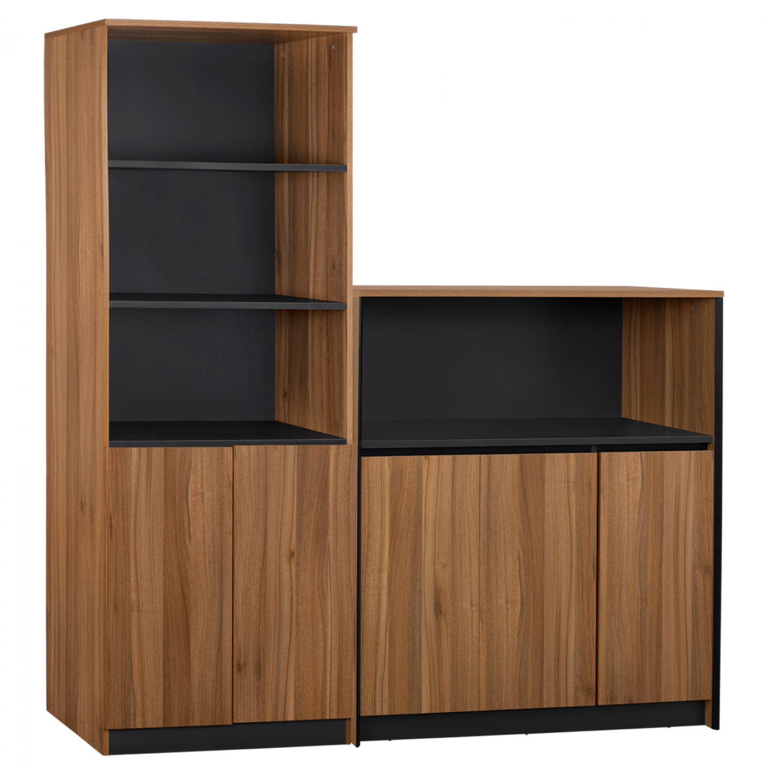 set-2-tmch-bibliothiki-grafeioy-epaggelm ΣΕΤ 2 ΤΜΧ ΒΙΒΛΙΟΘΗΚΗ ΓΡΑΦΕΙΟΥ ΕΠΑΓΓΕΛΜΑΤΙΚΗ ΜΕ ΝΤΟΥΛΑΠΙ SUPREME HM11371 - Image 1