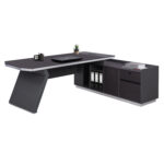 ΓΡΑΦΕΙΟ ΕΠΑΓΓΕΛΜΑΤΙΚΟ ΔΕΞΙΑ ΓΩΝΙΑ ROSEWOOD HM2084R 220X180X76Υ εκ. - Image 3