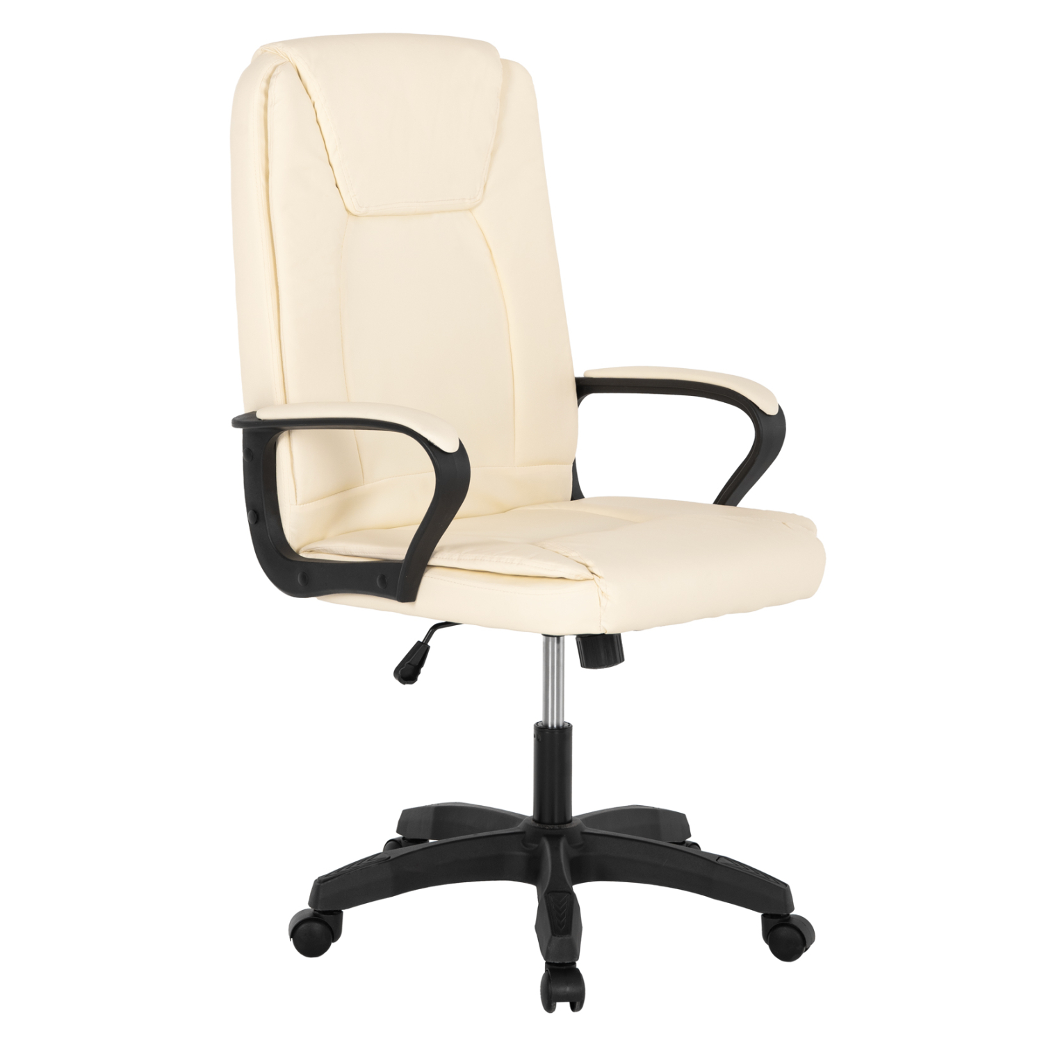karekla-grafeioy-fb9118803-ekroy-pu-63x7 ΚΑΡΕΚΛΑ ΓΡΑΦΕΙΟΥ HM1188.03 ΕΚΡΟΥ PU 63x70x114Y εκ. - Image 1