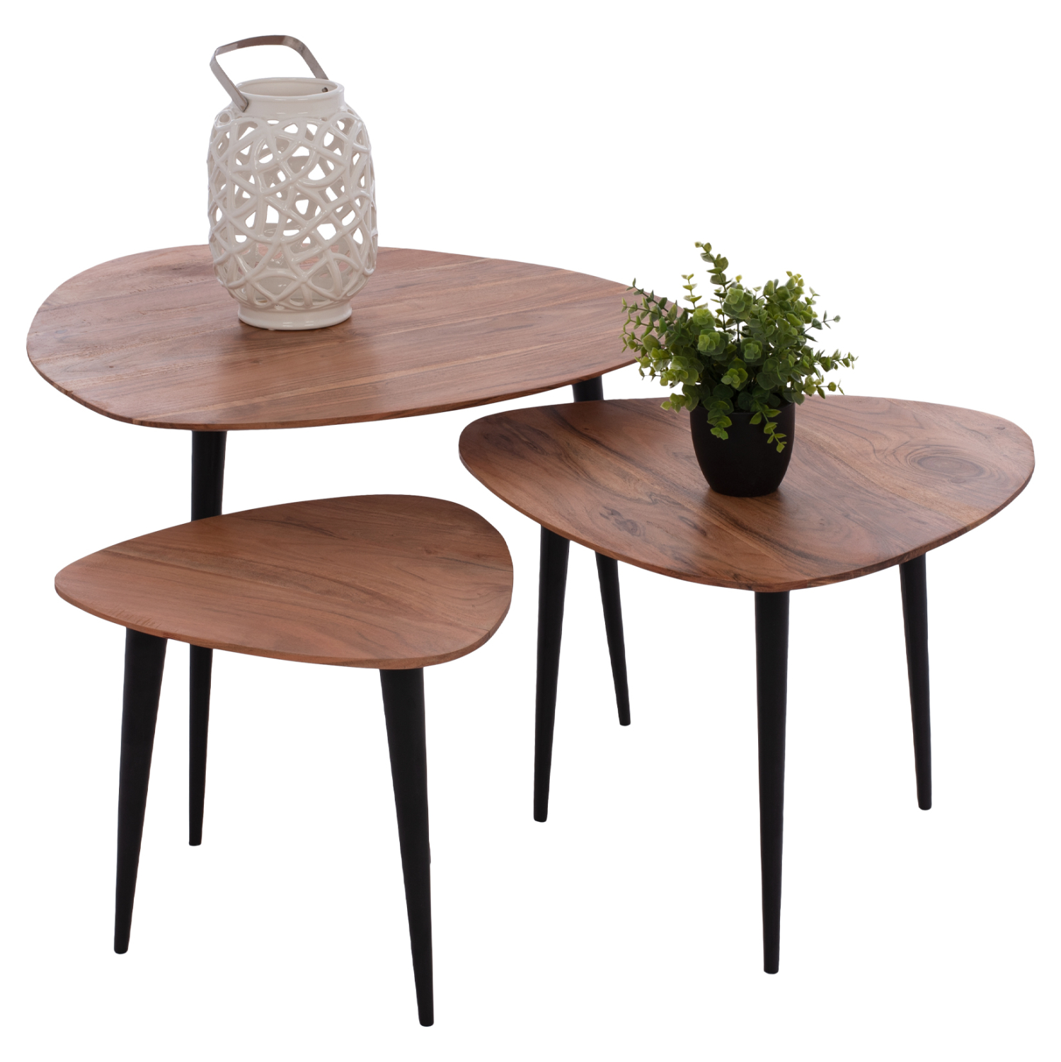 set-zigkon-fb99256-apo-masif-xylo-akakia ΣΕΤ ΖΙΓΚΟΝ EMILIANO HM9256 ΑΠΟ ΜΑΣΙΦ ΞΥΛΟ ΑΚΑΚΙΑΣ ΜΕ ΜΑΥΡΑ ΠΟΔΙΑ 69,5x67x46Υ εκ. - Image 1