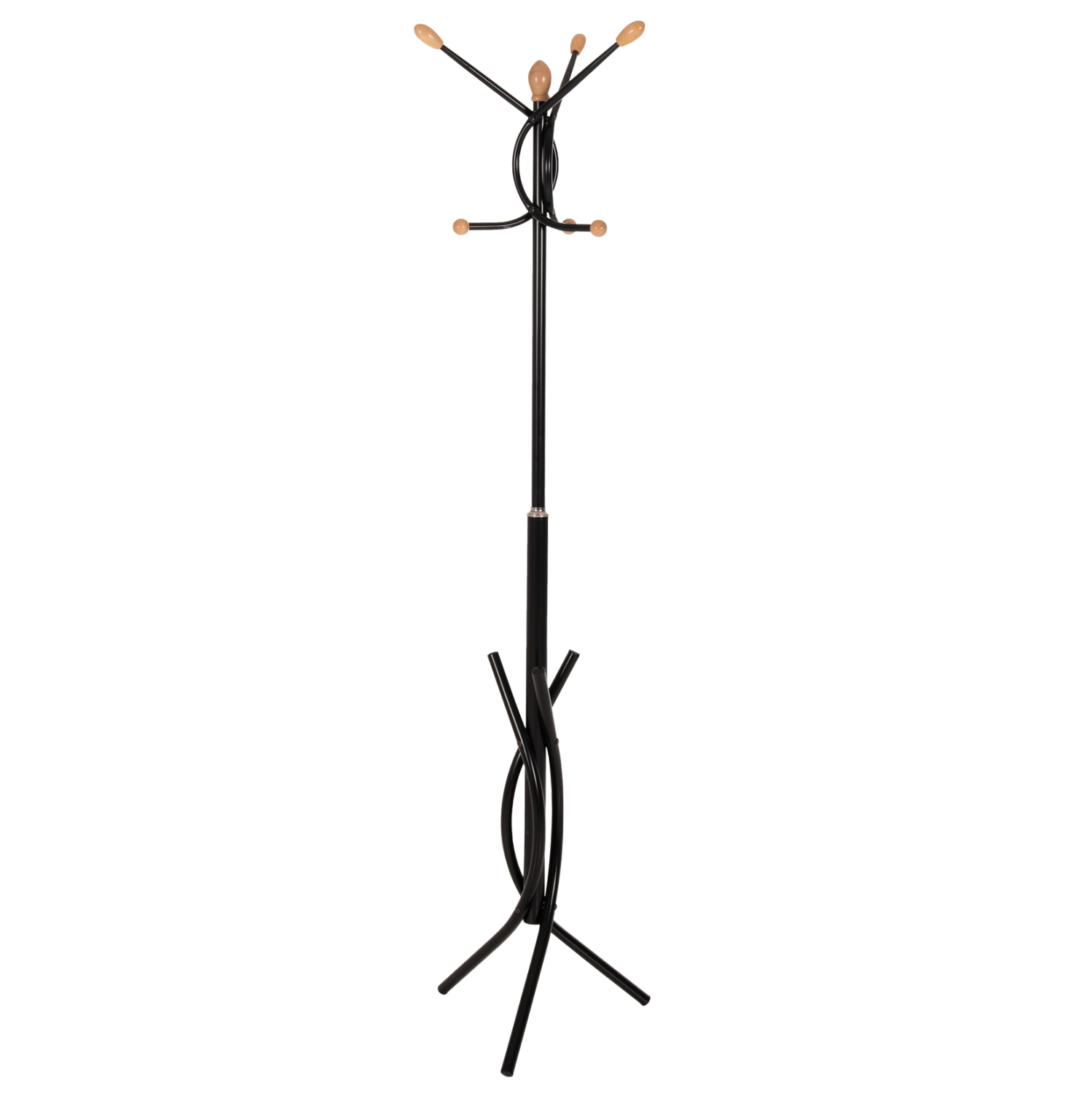 kalogeros-metallikos-fb9957501-se-mayro- ΚΑΛΟΓΕΡΟΣ ΜΕΤΑΛΛΙΚΟΣ HM9575.01 ΣΕ ΜΑΥΡΟ ΧΡΩΜΑ-7 ΣΗΜΕΙΑ ΚΡΕΜΑΣΗΣ 41x41x176Y εκ. - Image 1