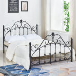 ΚΡΕΒΑΤΙ ΜΕΤΑΛΛΙΚΟ MADEN 150x200 εκ. ΜΑΥΡΟ ΧΡΩΜΑ HM576.01 - Image 3