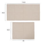 ΠΑΝΙ TEXTILENE ΑΝΤΑΛΛΑΚΤΙΚΟ ΞΑΠΛΩΣΤΡΑΣ CRETA ΜΠΕΖ HM5887.02 - Image 3