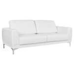 ΚΑΝΑΠΕΣ 3ΘΕΣΙΟΣ KENZIE HM3121.32 ΜΕ ΛΕΥΚΟ PU 190x81x81 εκ. - Image 3