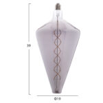 ΛΑΜΠΤΗΡΑΣ LED FILAMENT 8W E27 3000K SMOKE COLOR DIMMABLE  HM4054.03 - Image 2