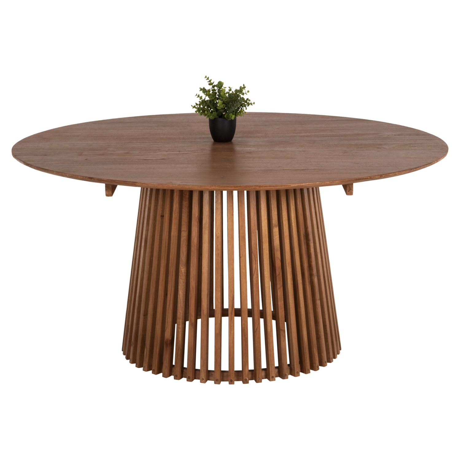 trapezi-trapezarias-fb9945711-masif-mind ΤΡΑΠΕΖΙ ΤΡΑΠΕΖΑΡΙΑΣ FRANTZ HM9457.11 ΜΑΣΙΦ MINDI ΞΥΛΟ ΣΕ ΦΥΣΙΚΟ Φ150x75Υεκ. - Image 1