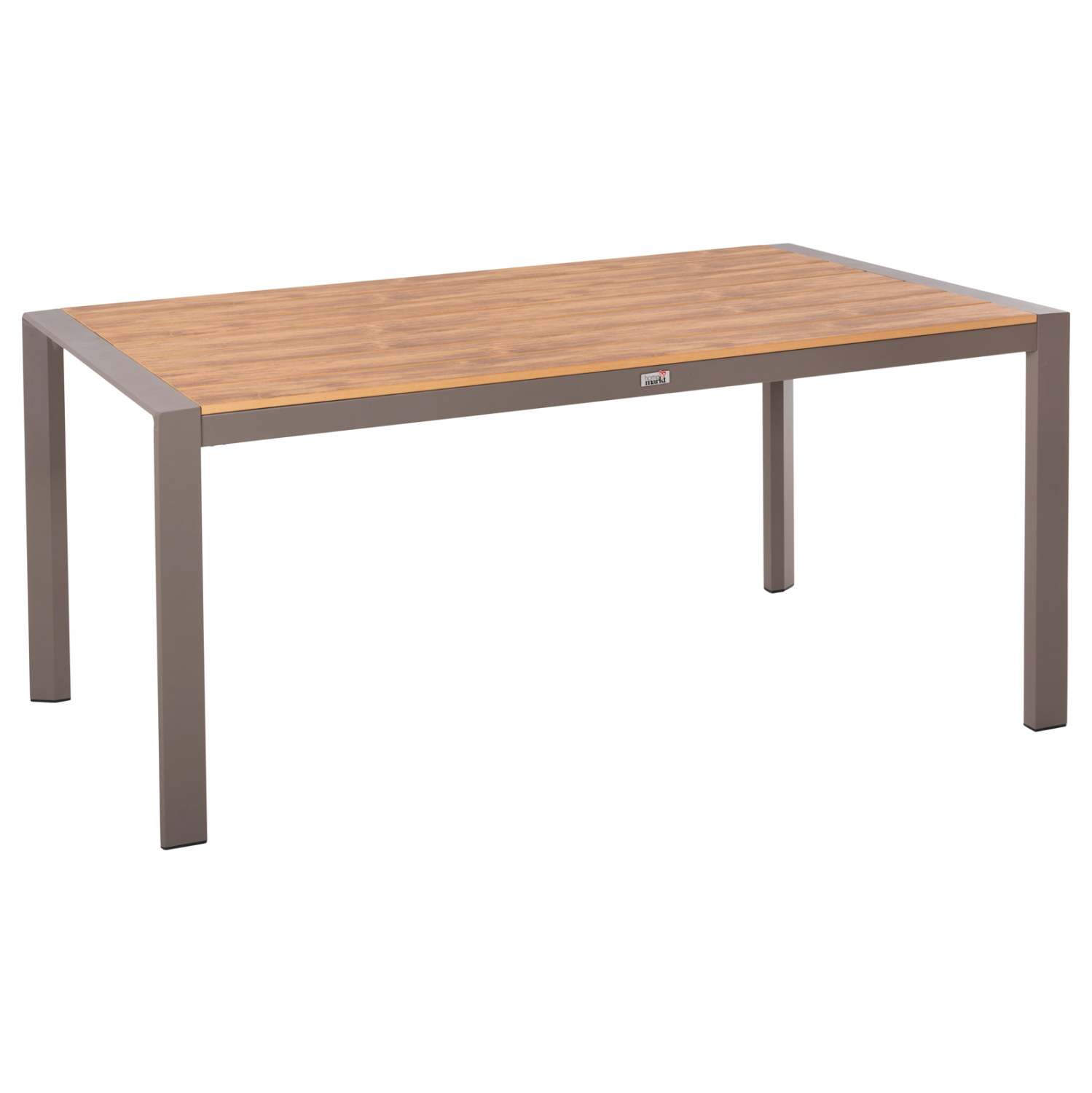 trapezi-exotchoroy-fb9605904-aloyminio-s ΤΡΑΠΕΖΙ ΕΞΩΤ.ΧΩΡΟΥ GOYA HM6059.04 ΑΛΟΥΜΙΝΙΟ ΣΑΜΠΑΝΙ & POLYWOOD 160X80Χ75Υεκ. - Image 1