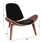ΠΟΛΥΘΡΟΝΑ SUPERIOR PLUS HM1128.01 ΚΑΡΥΔΙ ΜΕ ΜΑΥΡΟ ΜΑΞΙΛΑΡΙ PU 89x83x76Yεκ. - Image 4