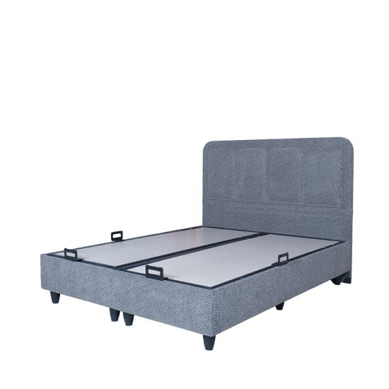 volcano1-550x550h Ντυμένο κρεβάτι Volcano με αποθηκευτικό χώρο - Image 1
