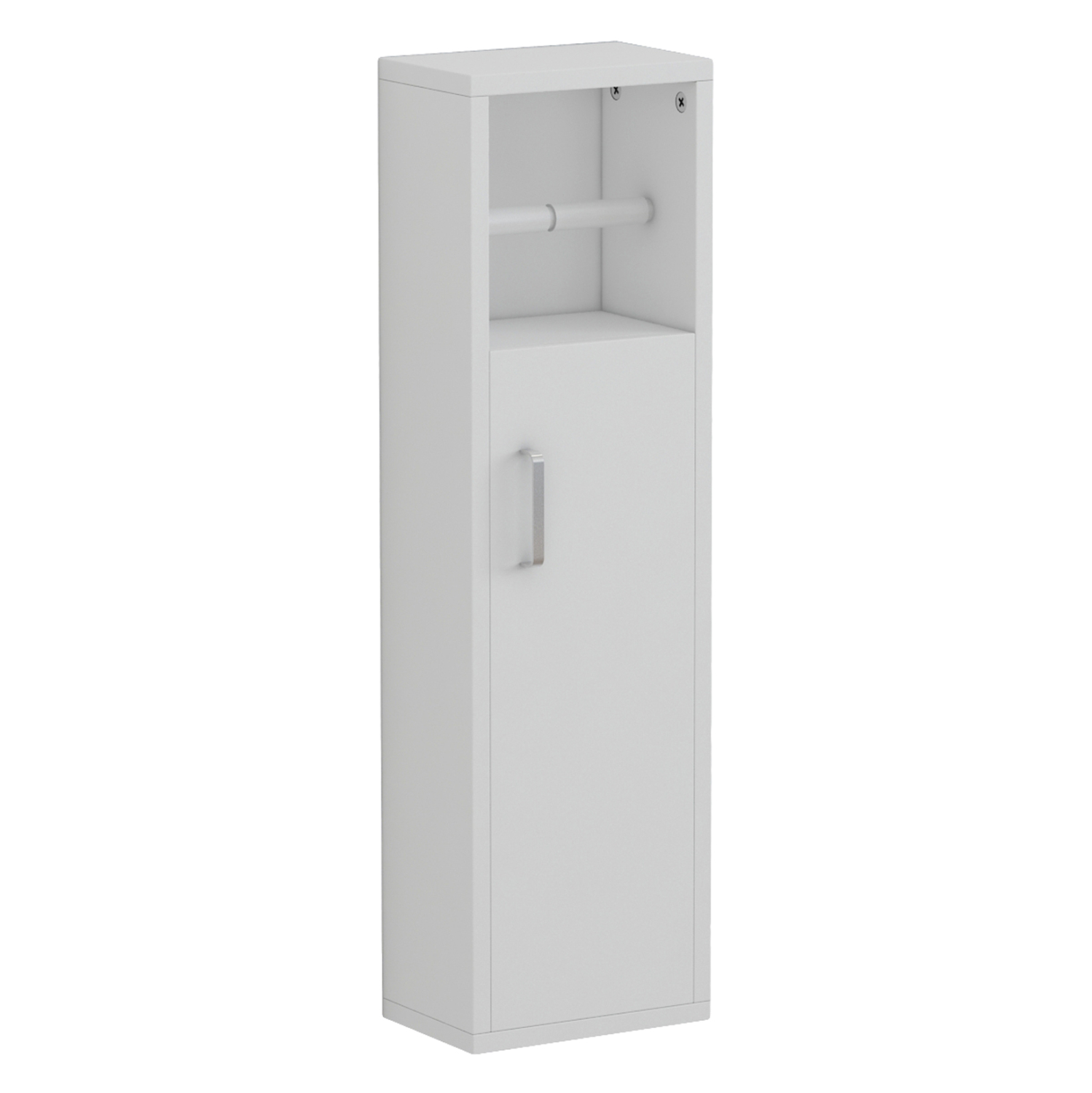 ntoylapi-mpanioy-fb9902512-melamini-leyk ΝΤΟΥΛΑΠΙ ΜΠΑΝΙΟΥ DAMIEN HM9025.12 ΜΕΛΑΜΙΝΗ ΛΕΥΚΗ 20x13x70Yεκ. - Image 1