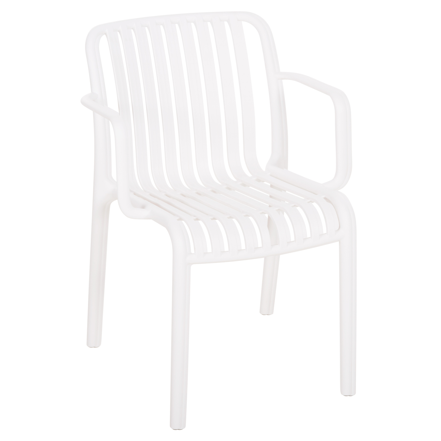 polythrona-exotchoroy-fb9610501-leyko-po ΠΟΛΥΘΡΟΝΑ ΕΞΩΤ.ΧΩΡΟΥ CONVEE HM6105.01 ΛΕΥΚΟ ΠΟΛΥΠΡΟΠΥΛΕΝΙΟ 55x56x79Yεκ. - Image 1
