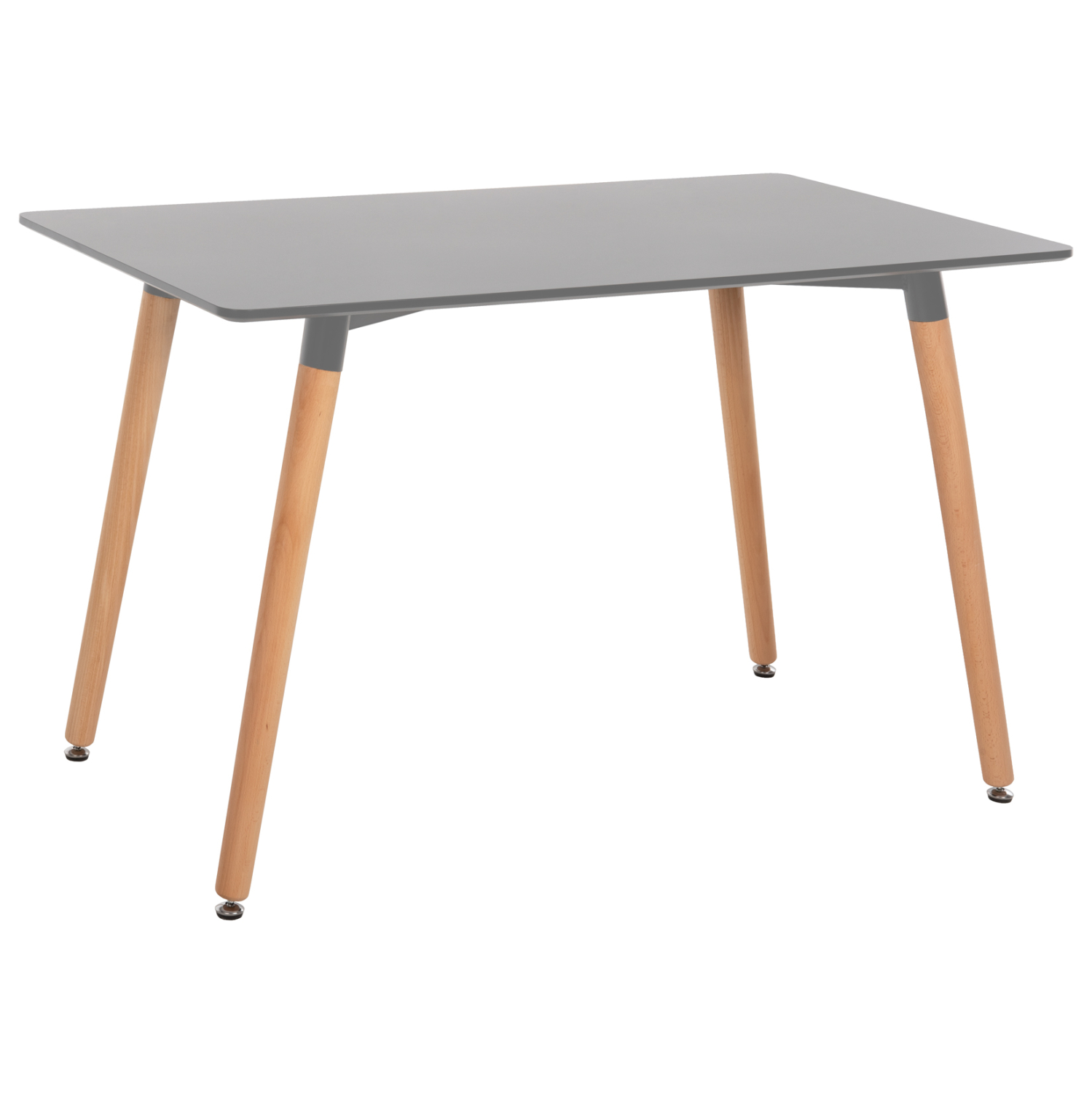trapezi-fb9858102-anoichto-gkri-mdf-podi ΤΡΑΠΕΖΙ MINIMAL HM8581.02 ΑΝΟΙΧΤΟ ΓΚΡΙ MDF-ΠΟΔΙΑ ΟΞΙΑ ΣΕ ΦΥΣΙΚΟ ΧΡΩΜΑ- 120Χ60X74Υεκ. - Image 1