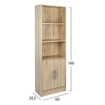 ΒΙΒΛΙΟΘΗΚΗ ΜΕΛΑΜΙΝΗΣ ENSLEY HM2027.02 SONAMA 60X30X180 εκ. - Image 2