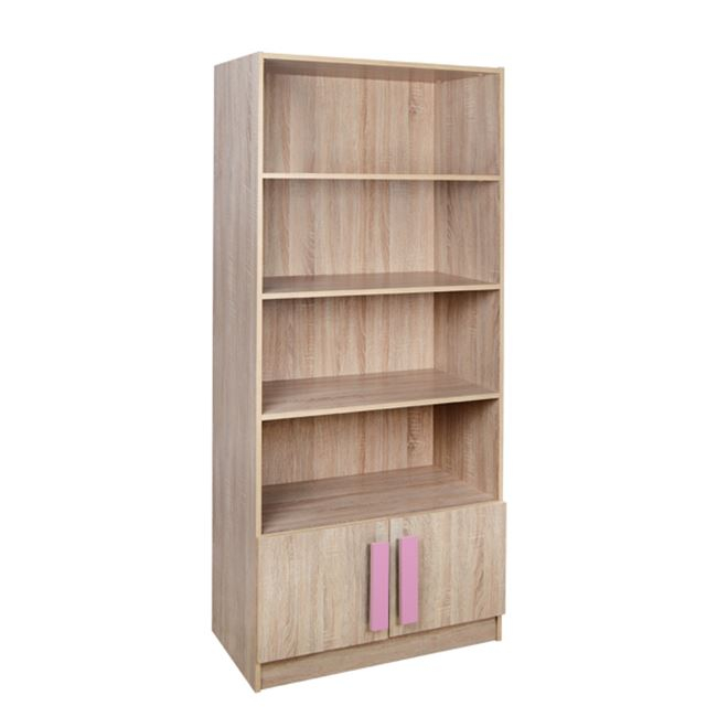 bibliothiki-playroom-sonama-roz-hm101460 ΒΙΒΛΙΟΘΗΚΗ PLAYROOM SONAMA-ΡΟΖ HM10146.03 80X35X180εκ. - Image 1