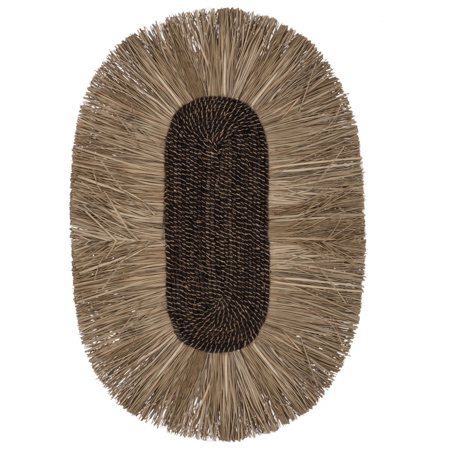 diakosmitiko-toichoy-obal-apo-grass-kai- ΔΙΑΚΟΣΜΗΤΙΚΟ ΤΟΙΧΟΥ ΟΒΑΛ ΑΠΟ GRASS ΚΑΙ ΙΝΕΣ ΑΜΠΑΚΑ ΣΕ ΧΡΩΜΑ ΦΥΣΙΚΟ 60x5x90Yεκ.HM7795 - Image 1