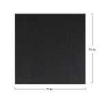 ΕΠΙΦΑΝΕΙΑ ΤΡΑΠΕΖΙΟΥ WERZALIT 70Χ70Χ3.5εκ. ΣΕ WENGE ΧΡΩΜΑ HM5230.03 - Image 2