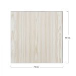 ΕΠΙΦΑΝΕΙΑ ΤΡΑΠΕΖΙΟΥ ΑΠΟ MDF 70Χ70 εκ. HM8438.03 ΔΡΥΣ ΜΑΥΡΟ - Image 2