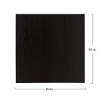 ΕΠΙΦΑΝΕΙΑ ΤΡΑΠΕΖΙΟΥ ΑΠΟ MDF 80Χ80 εκ. ΜΑΥΡΗ HM8439.02 - Image 2