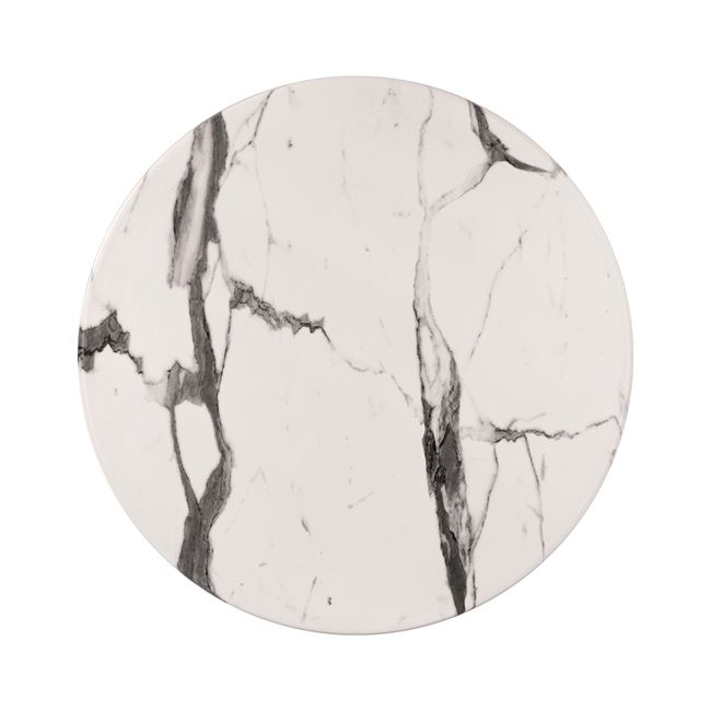 epifaneia-trapezioy-werzalit-f60-marble- ΕΠΙΦΑΝΕΙΑ ΤΡΑΠΕΖΙΟΥ WERZALIT Φ60Χ2.5εκ. MARBLE WHITE-GREY 5657 HM5227.11 - Image 1
