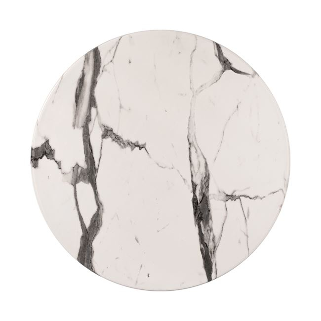 epifaneia-trapezioy-werzalit-f70-marble- ΕΠΙΦΑΝΕΙΑ ΤΡΑΠΕΖΙΟΥ Φ70Χ2.5εκ. WERZALIT MARBLE WHITE-GREY 5657 HM5228.11 - Image 1