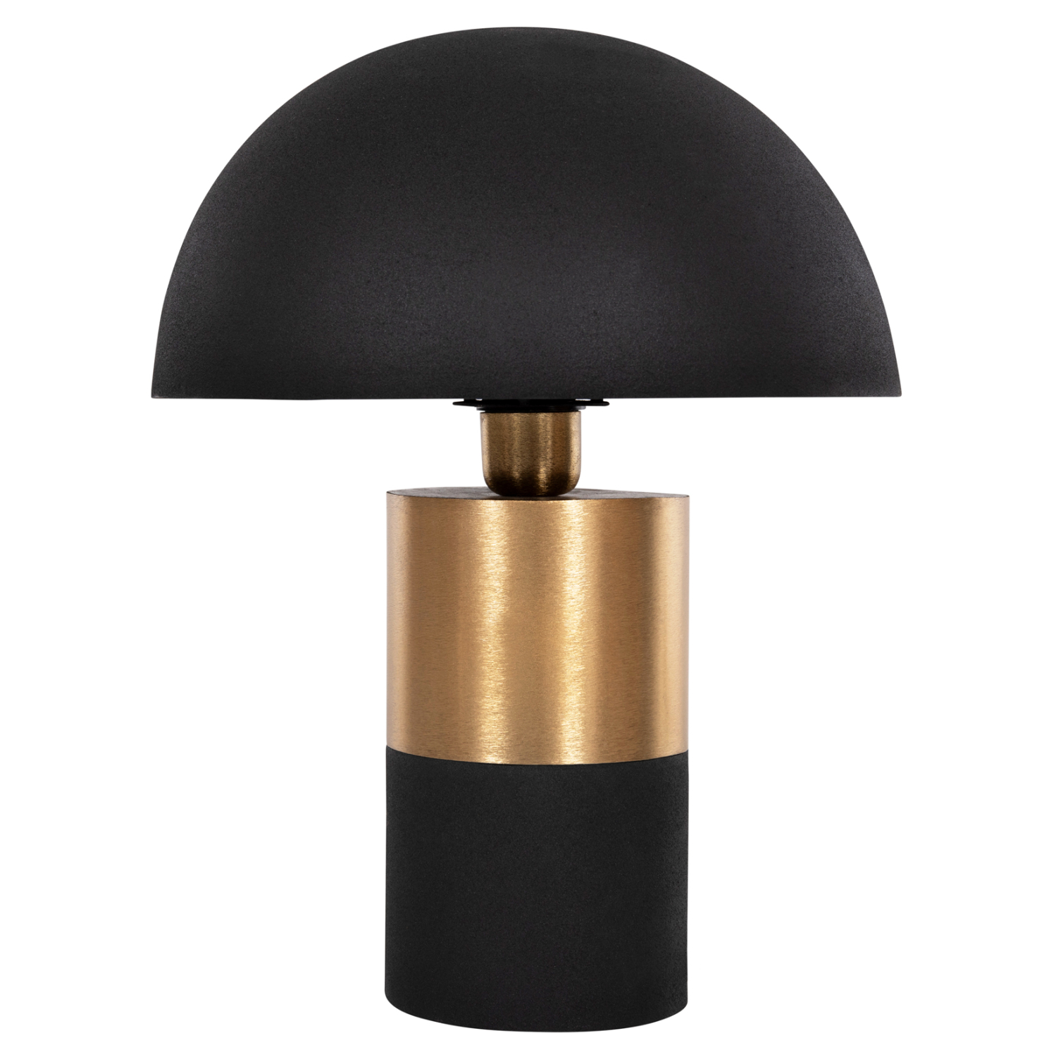 epitrapezio-fotistiko-fb9425304-metallo- ΕΠΙΤΡΑΠΕΖΙΟ ΦΩΤΙΣΤΙΚΟ PUNE HM4253.04 ΜΕΤΑΛΛΟ ΣΕ ΜΑΥΡΟ-ΧΡΥΣΟ Φ31x41,5Υ εκ. - Image 1