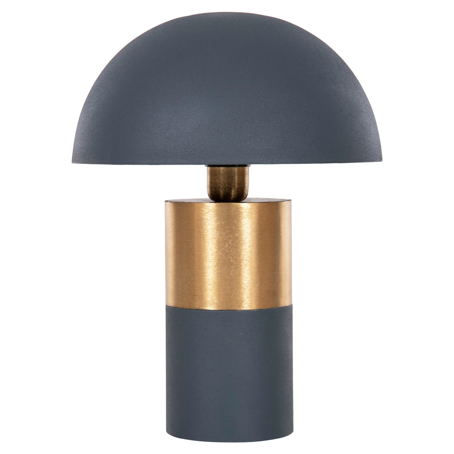 epitrapezio-fotistiko-fb9425305-metallo- ΕΠΙΤΡΑΠΕΖΙΟ ΦΩΤΙΣΤΙΚΟ PUNE HM4253.05 ΜΕΤΑΛΛΟ ΣΕ ΜΠΛΕ ΑΝΘΡΑΚΙ-ΧΡΥΣΟ Φ31x41,5Υ εκ. - Image 1