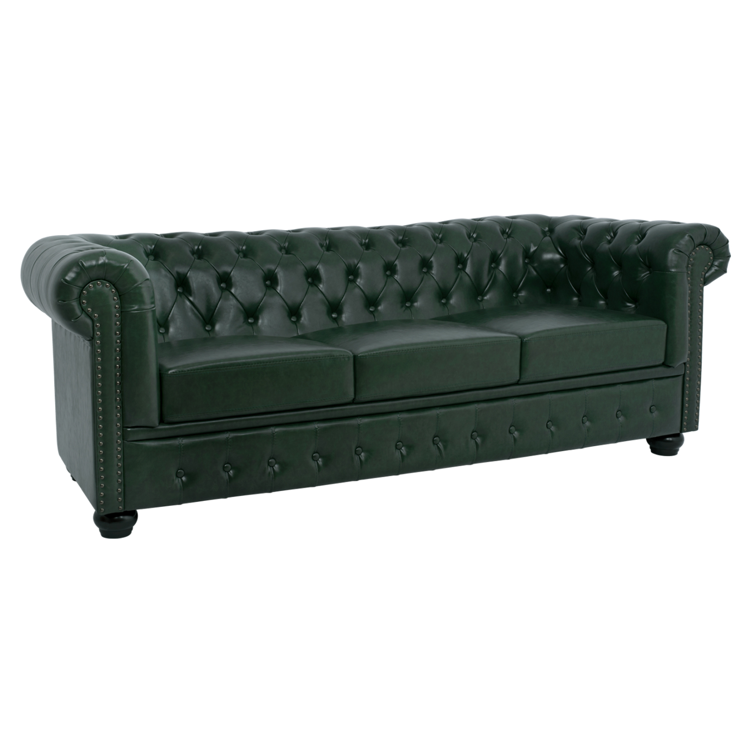 kanapes-3thesios-fb9300908-technoderma-k ΚΑΝΑΠΕΣ 3ΘΕΣΙΟΣ T.CHESTERFIELD HM3009.08 ΤΕΧΝΟΔΕΡΜΑ ΚΥΠΑΡΙΣΣΙ 208x90x73 εκ. - Image 1