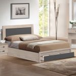 ΚΡΕΒΑΤΙ MELANY HM346.04 ΜΕ 1 ΣΥΡΤΑΡΙ SONOMA-ΣΚΟΥΡΟ ΓΚΡΙ ΓΙΑ ΣΤΡΩΜΑ 90Χ190 εκ. - Image 2