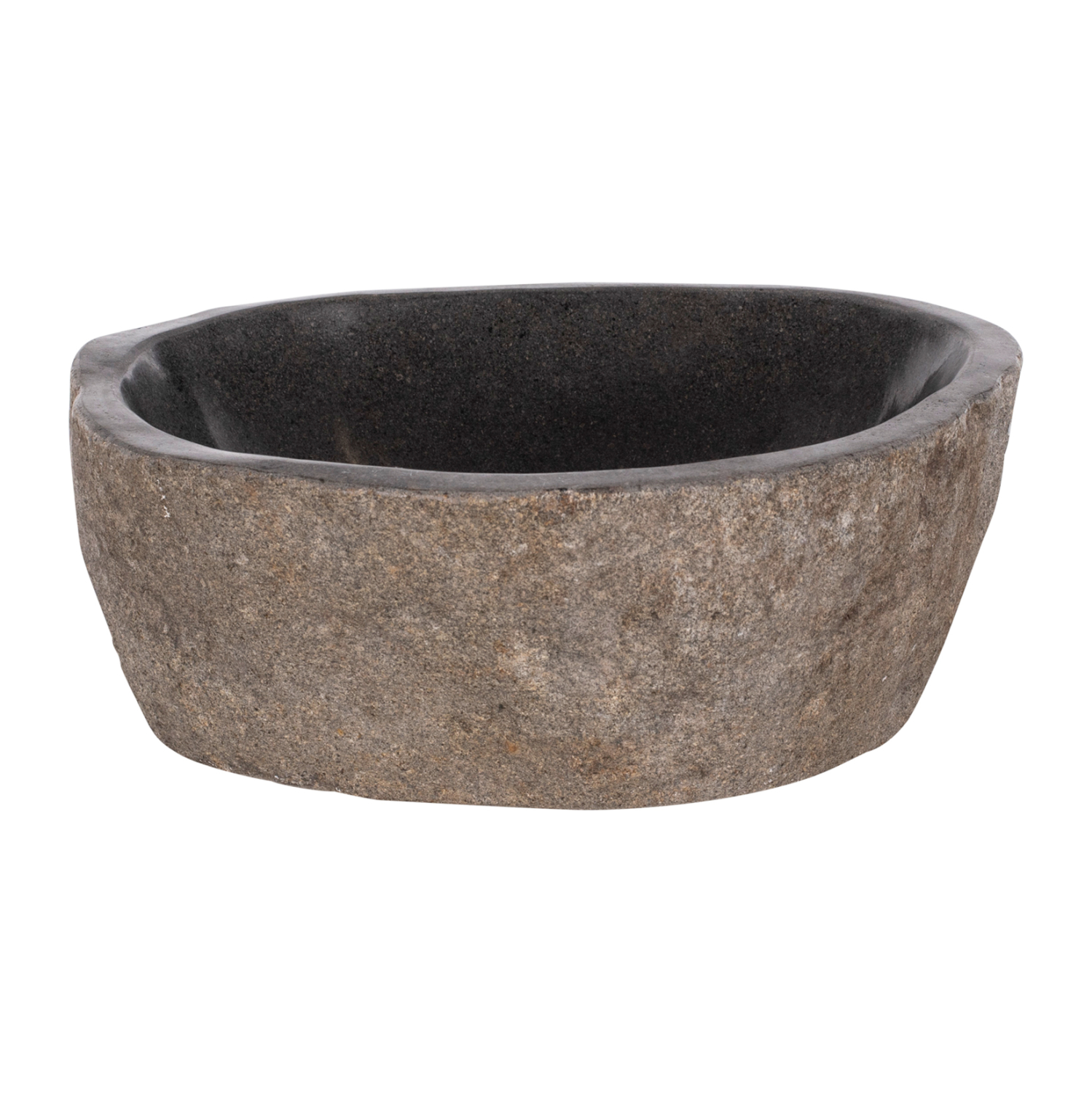 nerochytis-stone-sink-laxeymeni-petra-gk ΝΙΠΤΗΡΑΣ STONE SINK ΛΑΞΕΥΜΕΝΗ ΠΕΤΡΑ ΓΚΡΙ ΧΡΩΜΑ 40x40x20Yεκ.HM7807 - Image 1